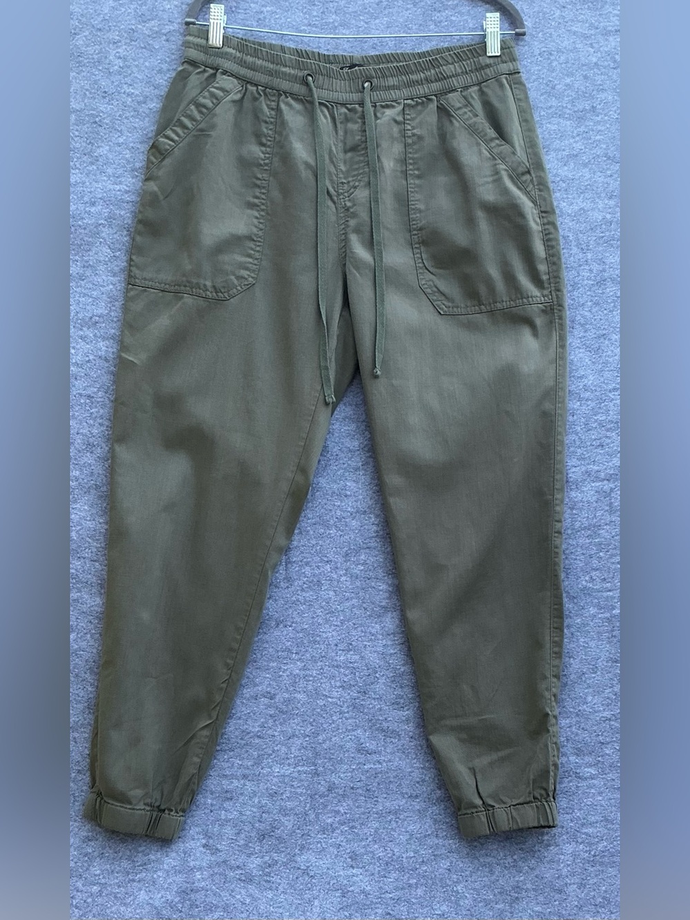 Supplies Olive Green Tencel Blend Jogger Pants Size L Utility Casual